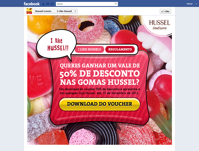 Hussel | Campanha 50% Desconto