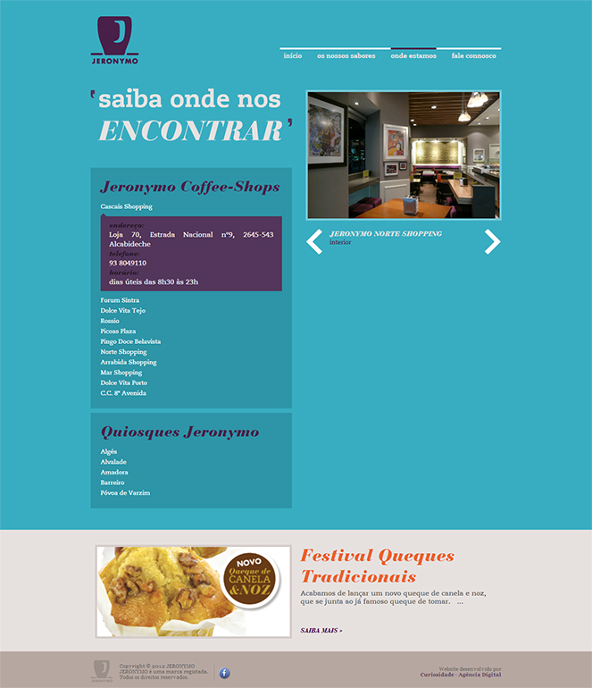 Jeronymo Coffee Shop | Site