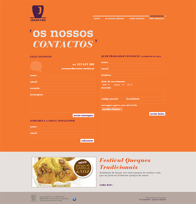 Jeronymo Coffee Shop | Site