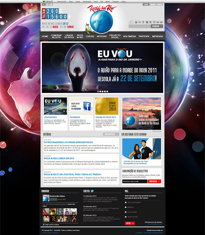 Rock in Rio | Sites 2012