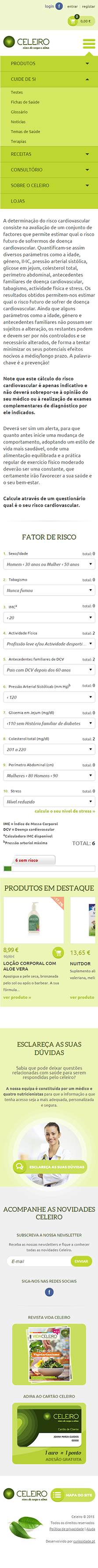 Versão Mobile