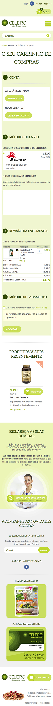 Versão Mobile