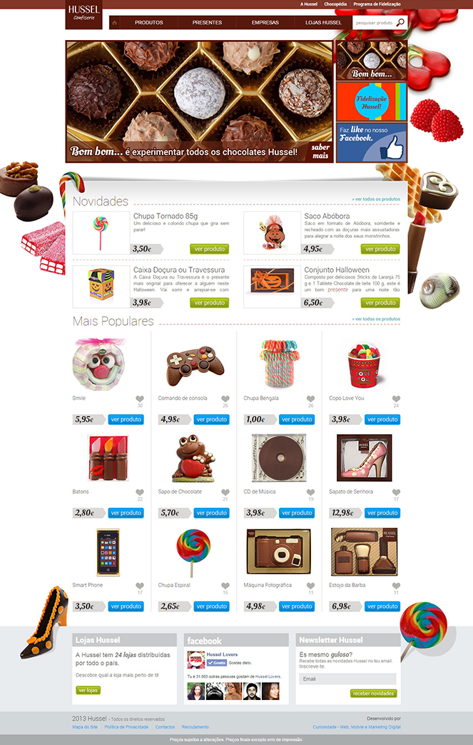 Novo Site HUSSEL - Homepage