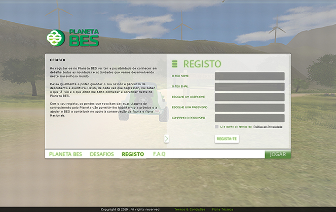 Website Planeta BES